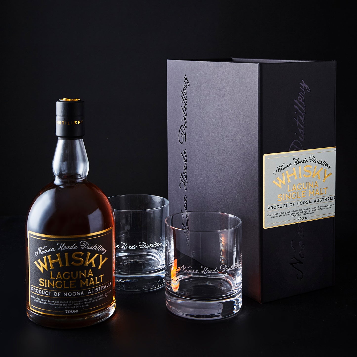 Laguna Single Malt Whisky & Glasses - First Batch